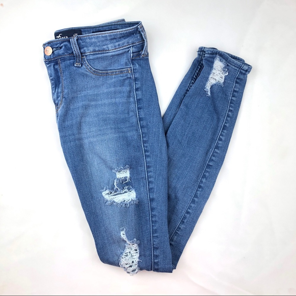 Hollister Distressed Low Rise Jean Leggings